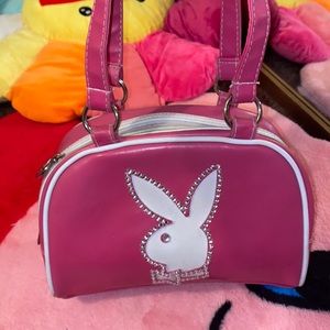 Y2K pink playboy purse